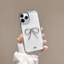 Apple - iPhone 16 Pro Max Zebana Bow Silikon Kılıf - Şeffaf