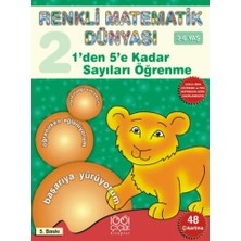 1001 Çiçek Kitaplar 1'den 5'e Kadar Sayıları Öğrenme / Renkli Matematik Dünyası 2. Kitap