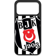 iPhone 17 Pro Uyumlu Beşiktaş Büyük Arma Cam Lisanslı Telefon Kılıfı