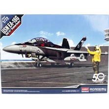 Academy 12560 1/72 Ölçek, EA-18G VAQ-141 (Shadowhawks) Savaş Uçağı, Plastik Model Kiti