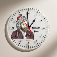 Zerya Ehmedê Xanî Tasarımlı Duvar Saati