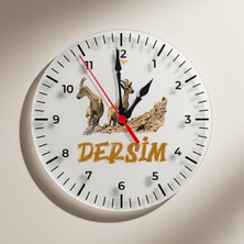 Zerya Dersim Şehri Tasarımlı Duvar Saati