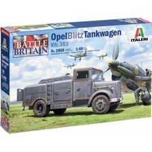Italeri 2808S 1/48 Ölçek, Opel Blitz Tankwagen Kfz. 385 Askeri Tanker, Plastik Model Kiti