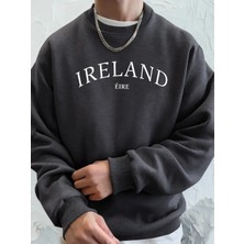 Irlanda Eire Mektup Yaratıcı Baskı Erkekler Sonbahar Hoodie Rahat Yumuşak Tişörtü Moda Sokak