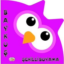 0-6 Yaş Yayınları Şekilli Boyama Baykuş