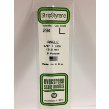 Evergreen 294 3,2*355 mm Köşebent-L Cubuk-3 Adet -Beyaz