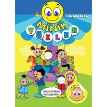 Koloni Çocuk Minik Yüzler - Lunaparkta - Emojilerle Çıkartmalar