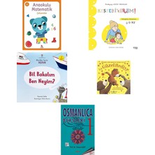 Almidilli Yayınları Anaokulu Matematik Çalışmalar 4-5 Yaş Çıkartmalarla... +4 Eğitim Kitabı