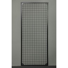 Beasym Sık Telli Tel Raf - Tel Pano Stand, Duvar Askılığı 75X200 cm