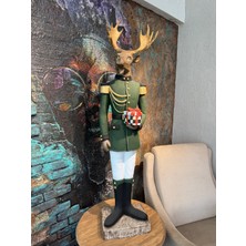 El Boyaması Polyester Geyik Asker