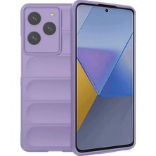 Olinea Newface General Mobile Era 50 Kılıf Optimum Silikon - Lila