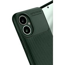 Olinea Newface 400 Kılıf Auto Focus Karbon Kapak - Koyu Yeşil