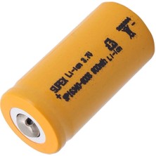 Supex 16340 3.7V 800MAH Li-Ion Şarjlı Pil (Başlı)