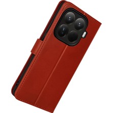 Olinea Newface Mi 15T S Kapaklı Kılıf - Kırmızı