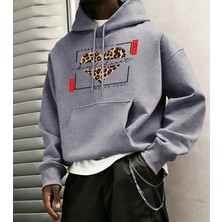 Serbest Ruh Nazik Kalp Cesur Ruh Baskılı Kapüşonlular Erkek Polar Rahat Hoody Günlük Hip Hop