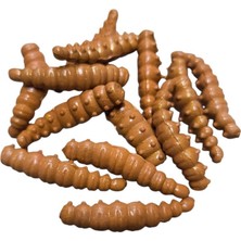 Renat Carp Renat Trout Bait Peynir Kokulu Silikon Larva Alabalık Yemi Açık Kahverengi