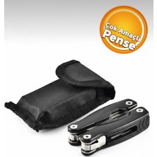 Zimak Çok Amaçlı Kılıflı Fonksiyonlu Portatif Kamp Pense Çakı Siyah