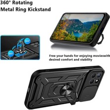 Olinea Newface Galaxy M15 Kılıf Pars Lens Yüzüklü Silikon - Kırmızı