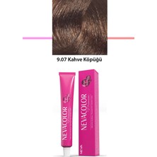 ModaSize Premium 9.07 Kahve Köpüğü - Kalıcı Krem Saç Boyası 50 G Tüp