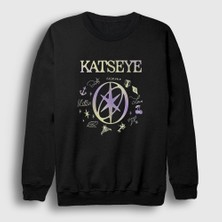 Presmono Unisex Siyah Signs Gnarly K-Pop Katseye Sweatshirt