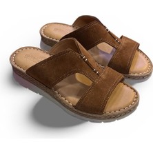 Cozi Company Kadın Hakiki Deri Tam Ortopedik Yumuşak Taban Terlik