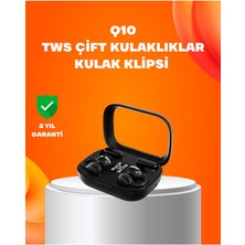 Genel Tedarik Q10 Bluetooth 5.4 Kablosuz Kulaklık – Dokunmatik Uzun Pil Ömrü Type-C Şarj - EMTHBA1056-5549