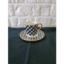 Konyax 6 Kişilik Kahve Seti Kazayağı