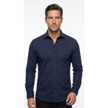 Plus Scorpion Erkek Beyaz Klasik Gömlek – Slim Fit, Düz Model, Şık Ofis & Günlük Kombin