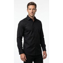 Plus Scorpion Erkek Beyaz Klasik Gömlek – Slim Fit, Düz Model, Şık Ofis & Günlük Kombin