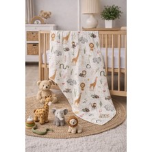 Pico Baby Çok Amaçlı Müslin Örtü & Battaniye / %100 Pamuk / Oeko-Teks Sertifikalı / 80X80 cm