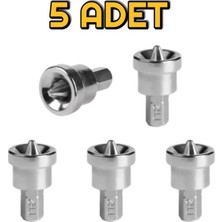 Depomega 5 Adet Alçıpan Vidalama Şapkalı Ph2 Bits Uç 25 mm Stoplamalı