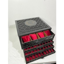 Atlas Dizayn Kişiye Özel Ahşap Tesbih Kutusu(30 Tesbih 12 Saat)