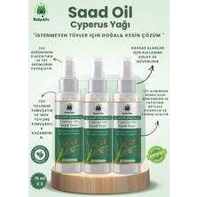 Tüy Azaltıcı Dökücü Incetici Saad Yağı ( Cyperus Rotundus Oil ) 75 ml ( (3 Adet )