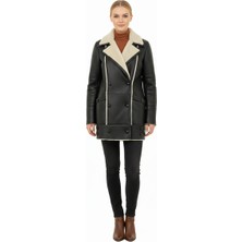 Paolo Framinco PF-065 Kuzu Derisi Siyah Kürk Deri Kaban