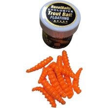 Renat Carp Renat Trout Bait Peynir Kokulu Silikon Larva Alabalık Yemi Turuncu