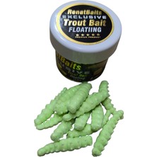 Renat Carp Renat Trout Bait Peynir Kokulu Silikon Larva Alabalık Yemi Küf Yeşili