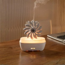 BGG Tech Hareketli Değirmen Hava Nemlendirici Aroma Difüzörü Aromaterapi Rgb Ledli Buhar Makinesi