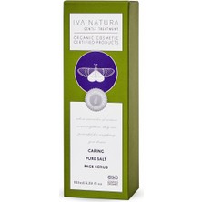 Hype Store Iva Natura Organik Yüz Peeling Kaya Tuzu Özlü, Bakım, Doğal ve Vegan, Parabensiz, 125 ml