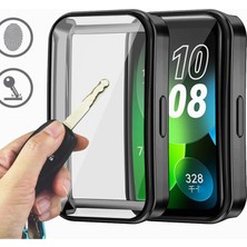 Hype Store Fit3 ile Uyumlu Silikon Kasa Ekran Koruyucu 360 Tam Kapatan Çerceve Pc Kasa Koruma Silikon Çerçeve (