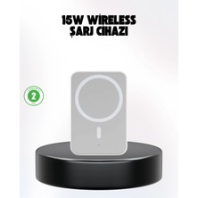 Kaia Life iPhone Serileri ile Uyumlu Magsafe Manyetik Araç Telefon Tutucu ve Şarj Cihazı