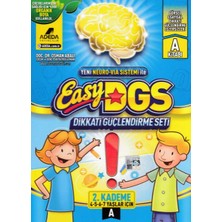 Adeda Yayıncılık Easy Dikkati Güçlendirme Seti 4-7 Yaş A Kitapçığı