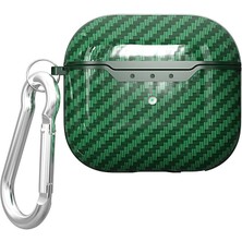 Zore Airpods 4 Kılıf Uyumlu Zprb Airbag 05 Silikon-Yeşil