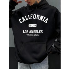 Kaliforniya Los Angeles Baskılı Erkek Kapüşonlu Hip Hop Çok Renkli Kapüşonlular Polar Moda Ka