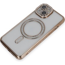 Olinea Newface Iphone 13 Kılıf Joke Simli Magneticsafe Kılıf - Gold