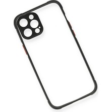 Starseven Newface Iphone 12 Kılıf Miami Şeffaf Silikon - Siyah