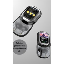 Astraltech Akıllı Ekranlı Bluetooth 5.4 Kablosuz Kulaklık – Dokunmatik ve Şarj Kutulu