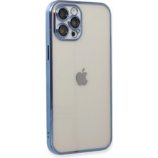 Olinea Newface Iphone 12 Kılıf Lensli Silikon - Açık