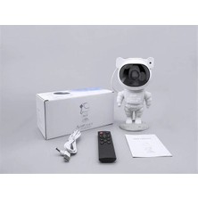 Shoplet Buğz Çocuklara Özel Projeksiyon Astronot Lamba Speaker Sevimli