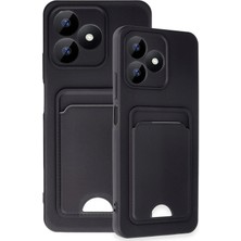 Epilons Newface Note 50 4g Kılıf Kelvin Kartvizitli Silikon - Siyah