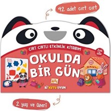 Bi Kutu Oyun Cırt Cırtlı Etkinlik Kitabım - Okulda Bir Gün (2+ Yaş)